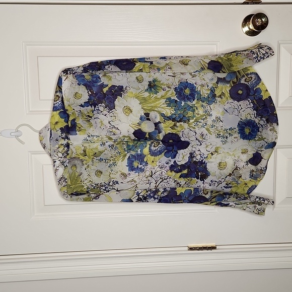 Zara Woman Sheer Floral Print Blouse Size XS - Picture 12 of 16